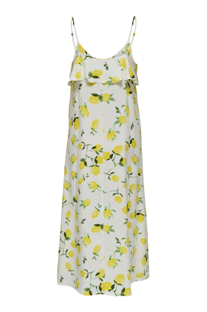 JDYSEZEN LIFE SINGLET MIDI DRESS WV 15351573 CLOUD DANCER /LEMON